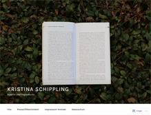 Tablet Screenshot of kristina-schippling.de